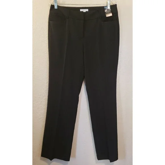 New York & Company 7th Ave Pant Stretch Boot Cut Slacks Size 10 NWT - Picture 1 of 11